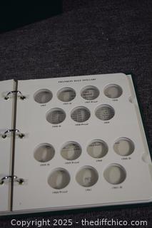 Empty Franklin Half Dollar Book