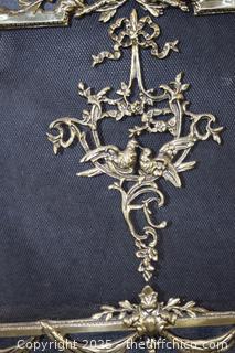 Awesome Brass Fire Screen -no feet- 28in x 27in