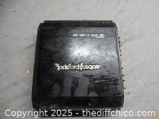 Untested Amp. Rockford Fosqate