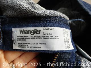 Men's Wrangler Jeans 34x30