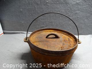 Cast Iron Pot W/Lid