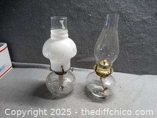 2 Oil Lamps
