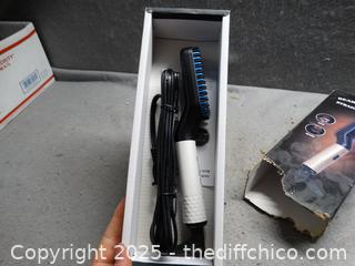 2 in 1 Beard & Hair Straightener NIB