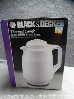 Black & Decker Thermal Carafe NIB