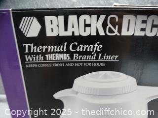 Black & Decker Thermal Carafe NIB
