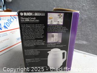 Black & Decker Thermal Carafe NIB