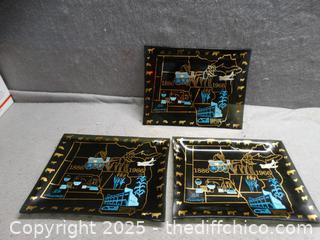 9 " x 7 " Standard Chemical Plates 80th Anniversary 