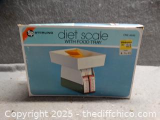 Diet Scale W/ Food Tray NIB