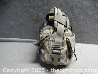 Military Canteen in Pouch