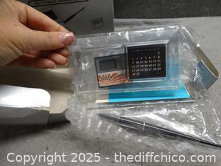 Multipurpose Calendars Clock NIB