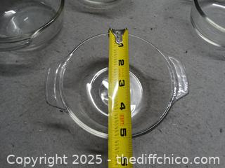 4 Glass Dishes 