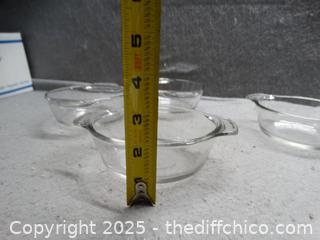 4 Glass Dishes 