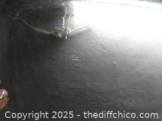 Glass Bowl and Pyrex Baking Dish