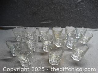 15 Heavy Shot Glasses