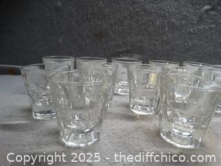 15 Heavy Shot Glasses