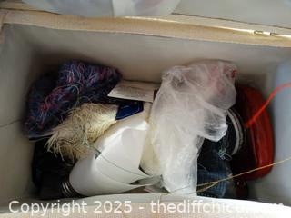 Sewing Basket W/ Contents
