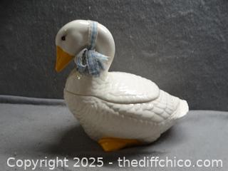 Goose Cookie Jar