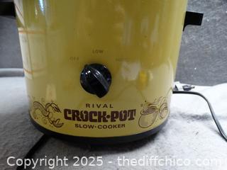 Rival Crock Pot Slow Cooker
