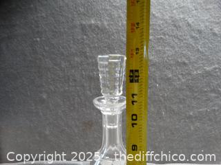 Crystal Decanter W/ Glasses