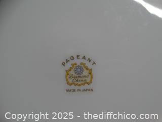 8 Dinner Plates 1 Platter Pageant Diamond China