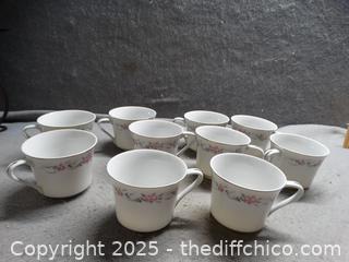 8 Cups Pageant Diamond China