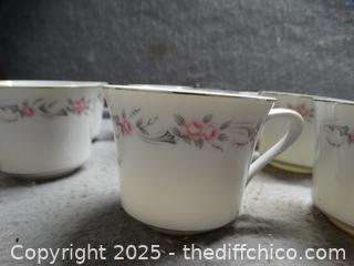 8 Cups Pageant Diamond China