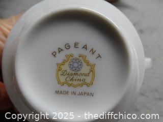 8 Cups Pageant Diamond China
