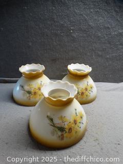 Vintage Oil Lamp Shades 