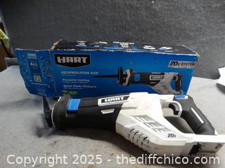 Hart Reciprocating Saw Untested No Battery
