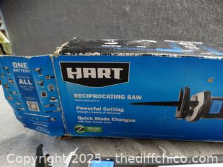 Hart Reciprocating Saw Untested No Battery