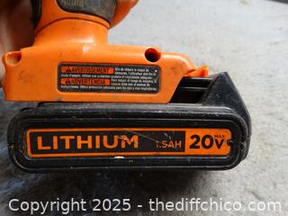 Lithium 20 Volt Drill Untested