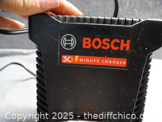 Bosch 30 Min Charger and Battery Works