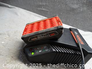 Bosch 30 Min Charger and Battery Works