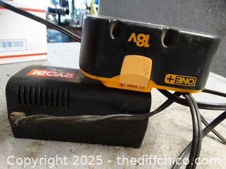 Ryobi Charger And Battery