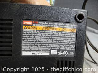 Ryobi Charger And Battery