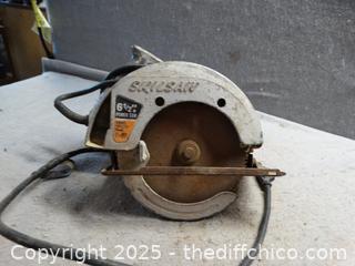 Skil Saw 6 1/2 " Power Saw Works