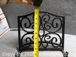 Wrought Iron Book Holder 