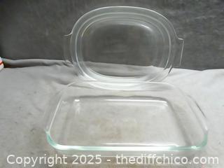 2 Glass Baking Dishes 