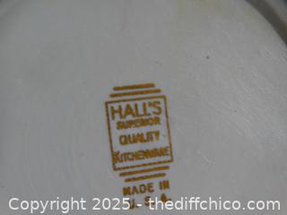 Halls Super Quality Kitchenware Sugar and Creamer 