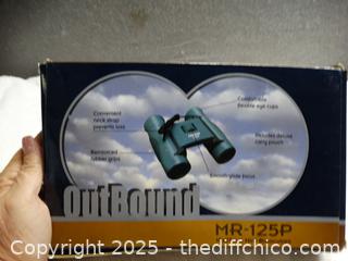 NIB OutBound MR 125P 10 X 25 Mini Binoculars 