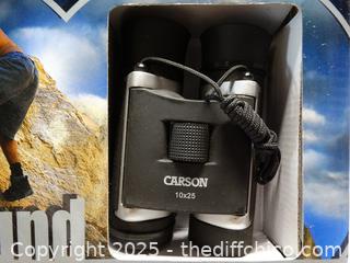 NIB OutBound MR 125P 10 X 25 Mini Binoculars 