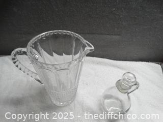 Pitcher & Syrup/Dressing Bottle 