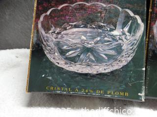 24 % Crystal Candy Dishes 