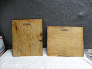 2 Wood Pictures 