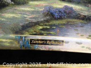 Set Of 4 Thomas Kinkade Pictures / Paintings