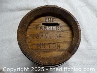 The Farmers Bank Of Milton Barrel Bank 
