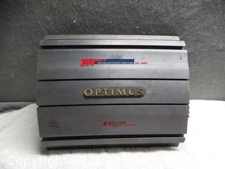 Optimus 200 watt 2.1 Channel Subwofer Crossover UNTESTED!!!