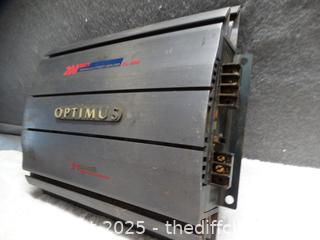 Optimus 200 watt 2.1 Channel Subwofer Crossover UNTESTED!!!