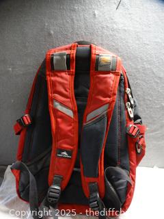 Red Backpack 
