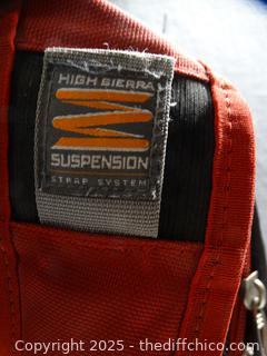 Red Backpack 